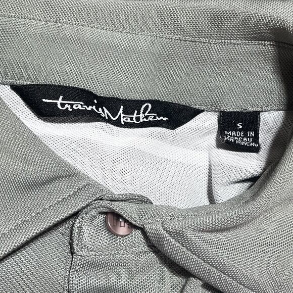 Travis Mathew Polo Shirt Mens Small Gray Royal Links Golf Club Thriller 2010 - Picture 14 of 15